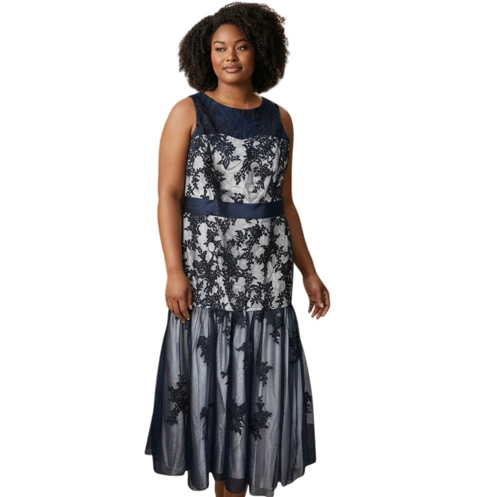 LANG TING lace A-line formal dress
